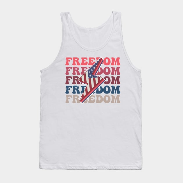 Freedom Freedom Freedom Tank Top by OFM